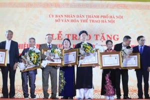 Hà Nội: Đề xuất hỗ trợ 40 triệu đồng/người khi được phong tặng Nghệ nhân nhân dân