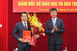 Lào Cai có Tân Giám đốc Sở Giáo dục và Đào tạo