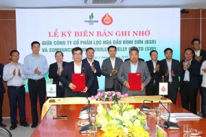 Lọc hóa dầu Bình Sơn mở rộng kinh doanh quốc tế, tăng cường hợp tác và xuất khẩu sang Lào