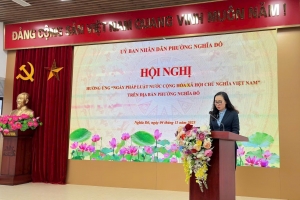 Hà Nội: Phường Nghĩa Đô nâng cao nhận thức pháp luật trong Nhân dân