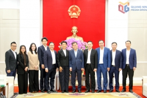 Chủ tịch UBND tỉnh Quảng Ninh Bùi Văn Khắng tiếp xã giao Tập đoàn Amata