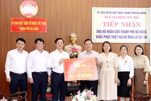 Hải Phòng hỗ trợ 5 tỷ đồng giúp Đà Nẵng khắc phục hậu quả do mưa lũ