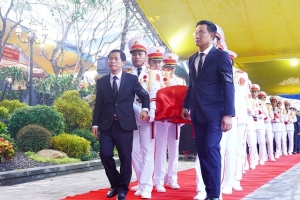 Trang trọng tổ chức lễ truy điệu và an táng các liệt sĩ tại Hang Tám Cô