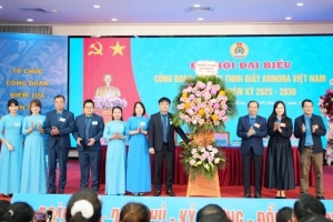 Công đoàn Công ty TNHH Giầy Annora Việt Nam tổ chức Đại hội đại biểu lần thứ IV, nhiệm kỳ 2025-2030