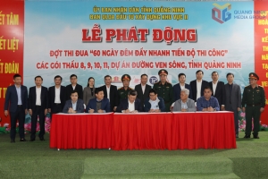 Quảng Ninh tăng tốc các dự án giao thông trọng điểm dịp cuối năm