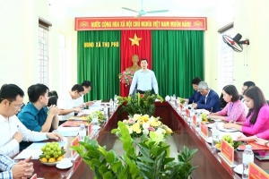 Phó Bí thư Thường trực Tỉnh ủy Thanh Hóa thăm, làm việc tại xã Thọ Phú