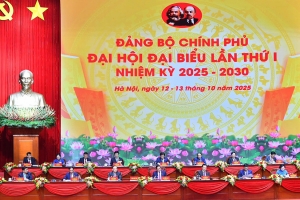 Bí thư Đảng ủy, Chủ tịch HĐTV EVNNPT tham dự Đại hội Đảng bộ Chính phủ lần thứ I