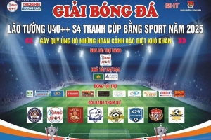 Hà Tĩnh: Giải bóng đá trên 40 tuổi, kết thúc vòng bảng quyên góp được gần 42 triệu đồng ủng hộ trẻ em nghèo