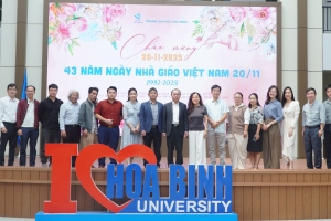 Khoa Truyền thông và Thiết kế Trường Đại học Hòa Bình gặp mặt giảng viên thỉnh giảng năm học 2025 - 2026