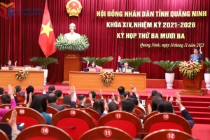 Kỳ họp thứ 33 (kỳ họp chuyên đề) HĐND tỉnh Quảng Ninh thông qua 11 nghị quyết