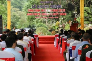 Quảng Trị khánh thành công trình tôn tạo Di tích đặc biệt Hang Tám Cô