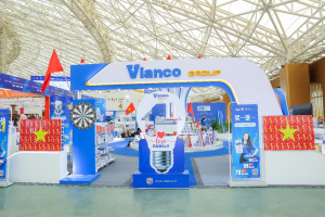 Vianco Group quảng bá giải pháp chiếu sáng tại Hội chợ Quốc tế Hàng Công nghiệp Việt Nam 2025