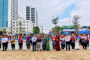 Khai mạc Giải Bi sắt vô địch bãi biển Quốc gia 2025 tại Cửa Lò