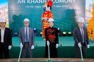 Lễ khởi công An Khánh Ecomony: Tâm điểm sống xanh và đầu tư phía Tây Thủ đô