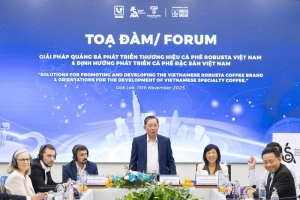 Quảng bá và nâng tầm thương hiệu cà-phê Việt Nam ra thị trường toàn cầu