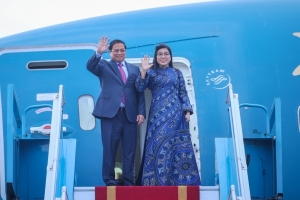 Thủ tướng và Phu nhân lên đường thăm, làm việc tại Kuwait, Algeria và Nam Phi