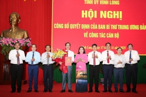 Chủ tịch UBND tỉnh Đồng Tháp Trần Trí Quang giữ chức Phó Bí thư Tỉnh ủy Vĩnh Long