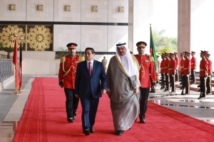 Thủ tướng Kuwait chủ trì lễ đón chính thức Thủ tướng Phạm Minh Chính