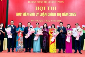 Bắc Ninh: Sôi nổi Hội thi Học viên giỏi lý luận chính trị năm 2025
