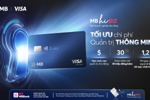 MB giới thiệu Thẻ Doanh nghiệp MB Hi BIZ thông minh: Quản trị tinh gọn, giao thương quốc tế
