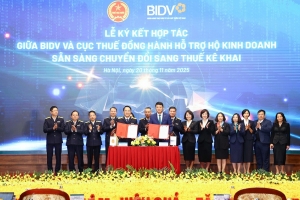 BIDV cùng ngành Thuế đồng hành hỗ trợ hộ kinh doanh chuyển đổi, bứt phá