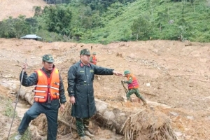 Đà Nẵng: Đã phát hiện một nạn nhân trong vụ sạt lở ở xã Hùng Sơn