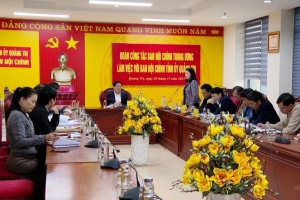 Ban Nội chính Trung ương làm việc với Ban Nội chính tỉnh Quảng Trị