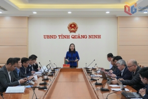Phó Chủ tịch UBND tỉnh Quảng Ninh Nguyễn Thị Hạnh làm việc với Ban Quản lý Di sản thế giới Vịnh Hạ Long - Yên Tử