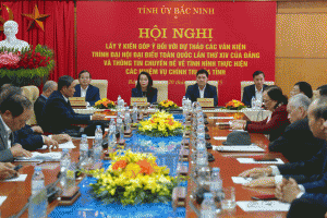 Bắc Ninh: Lấy ý kiến góp ý vào dự thảo các văn kiện Đại hội XIV của Đảng