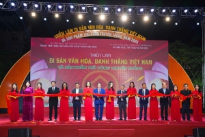 Khai mạc Triển lãm “Di sản Văn hóa, danh thắng Việt Nam và sản phẩm thủ công truyền thống năm 2025”