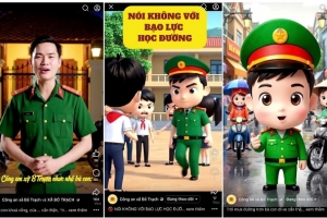 Công an xã Bố Trạch tiên phong ứng dụng AI nâng cao hiệu quả tuyên truyền phòng, chống tội phạm