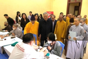 Phó Thủ tướng Thường trực dự ngày hội "Hiến máu cứu người - hành Bồ Tát đạo"