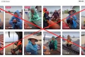 Cảnh giác tin giả về mưa lũ miền Trung