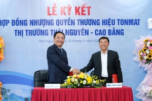 TONMAT nhượng quyền thương hiệu tại Thái Nguyên