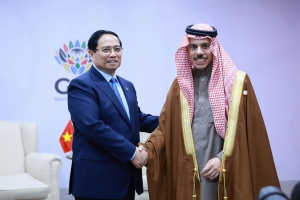 Thủ tướng Phạm Minh Chính tiếp Bộ trưởng Ngoại giao Saudi Arabia