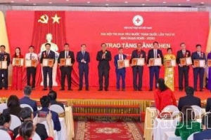 Phú Thọ: 11 cá nhân được khen thưởng tại Đại hội Thi đua yêu nước toàn quốc Hội Chữ thập đỏ Việt Nam
