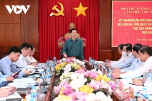 Phó Thủ tướng Mai Văn Chính yêu cầu Tây Ninh giữ mục tiêu tăng trưởng 2 con số