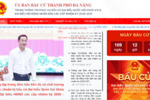 Đà Nẵng: Ra mắt Trang tin điện tử của Ủy ban bầu cử