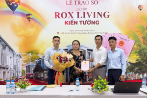 ROX Living Kiến Tường trao sổ hồng cho khách hàng, khẳng định năng lực và trách nhiệm của chủ đầu tư