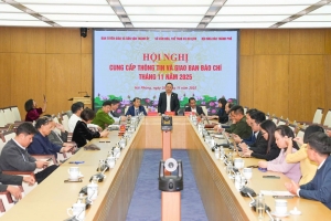 Hải Phòng: Cung cấp thông tin và giao ban báo chí định kỳ tháng 11 năm 2025