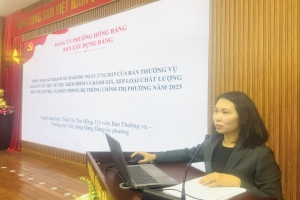 Hồng Bàng: Kiểm điểm và đánh giá, xếp loại chất lượng đối với tập thể, cá nhân