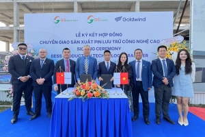 GGI và Goldwind hợp tác phát triển ngành công nghiệp lưu trữ năng lượng