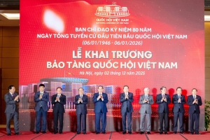 Chủ tịch Quốc hội Trần Thanh Mẫn dự Lễ khai trương Bảo tàng Quốc hội Việt Nam