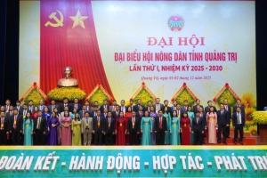 Quảng Trị: Đại hội đại biểu Hội Nông dân tỉnh lần thứ I thành công tốt đẹp