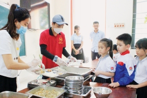 Bắc Ninh: Kiểm tra an toàn thực phẩm bếp ăn tập thể trường học