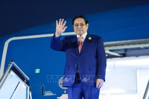 Thủ tướng Chính Phủ Phạm Minh Chính về tới Hà Nội, kết thúc tốt đẹp chuyến công tác tại Lào