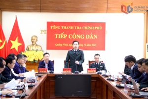 Tổng Thanh tra Chính phủ tiếp công dân tại Quảng Ninh