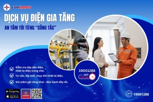 Dịch vụ điện gia tăng của EVNHANOI - Bước chuyển hướng đến phục vụ khách hàng toàn diện
