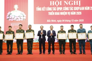 Bắc Ninh: Gắn phát triển kinh tế - xã hội với củng cố quốc phòng - an ninh.