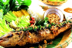 Cá lóc nướng trui Cần Thơ - Đặc sản miền sông nước